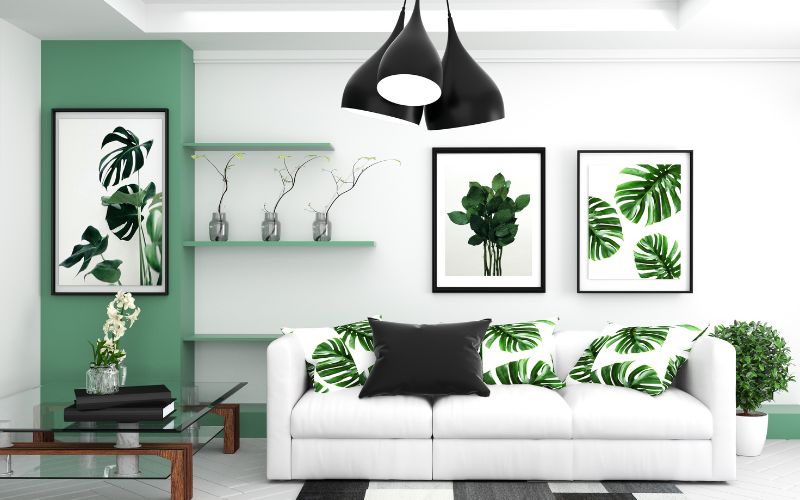 Decorazioni primaverili a tema tropicale