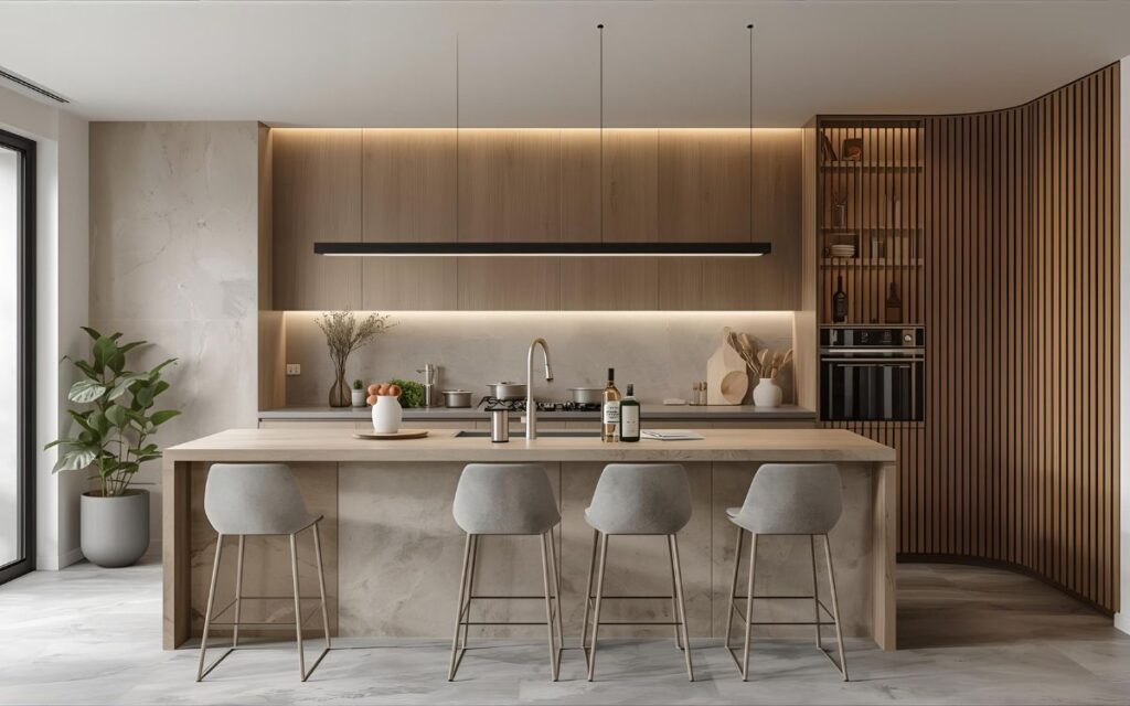 Cucina minimalista: estetica nordica e funzionalità