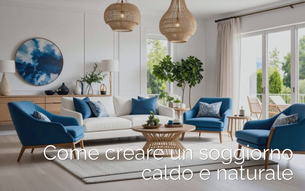 Come creare un soggiorno caldo e naturale con materiali autentici