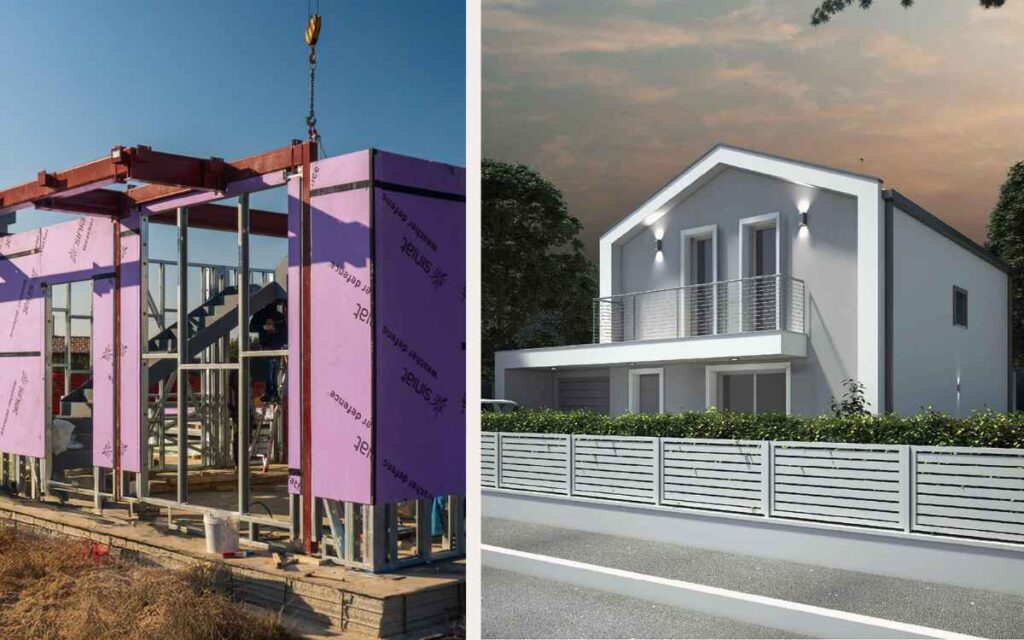 Case in acciaio: velocità, solidità e sostenibilità per la casa del futuro